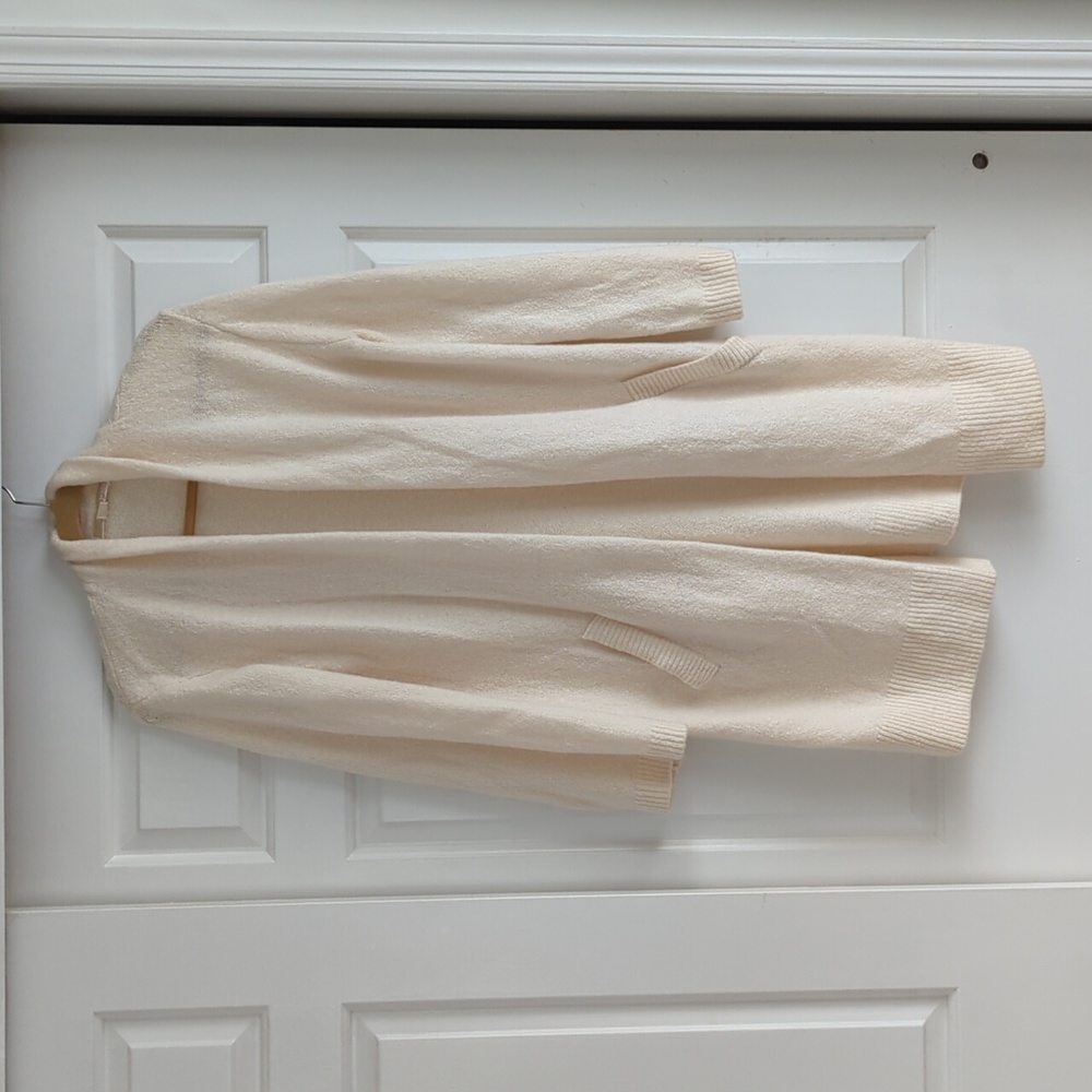Michael Kors acrylic/wool blend long open sweater